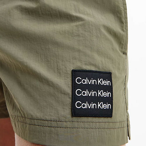 Calvin Klein Zwemshort kort model khaki