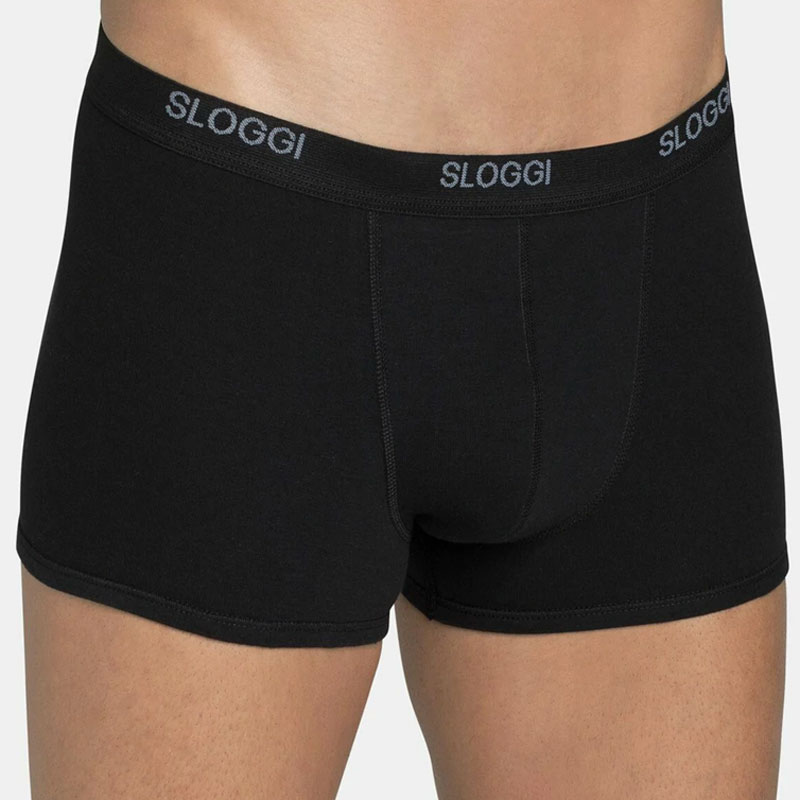Sloggi Basic boxershort 2-pack zwart voor