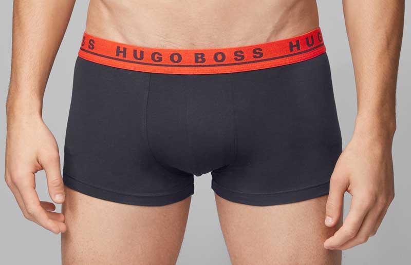 Hugo Boss boxershort zwart voorkant