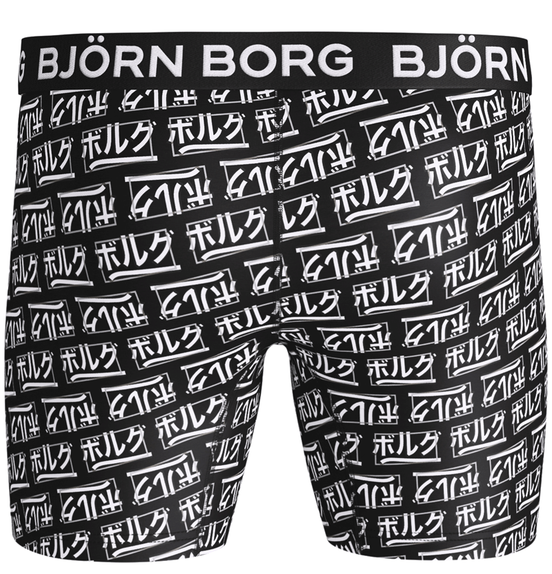 Bjorn Borg Boxershort JPN logo microfiber achterkant