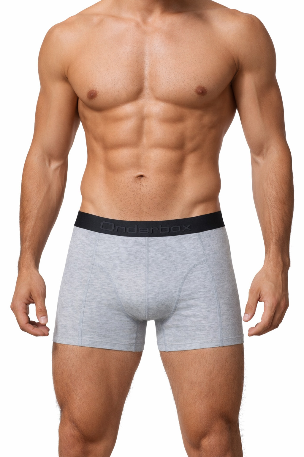 Onderbox boxershorts 6-pack grijs-zwart-blauw