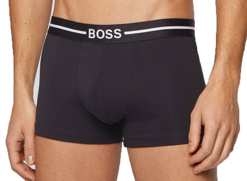 Hugo Boss 3-pack boxershorts donkerblauw