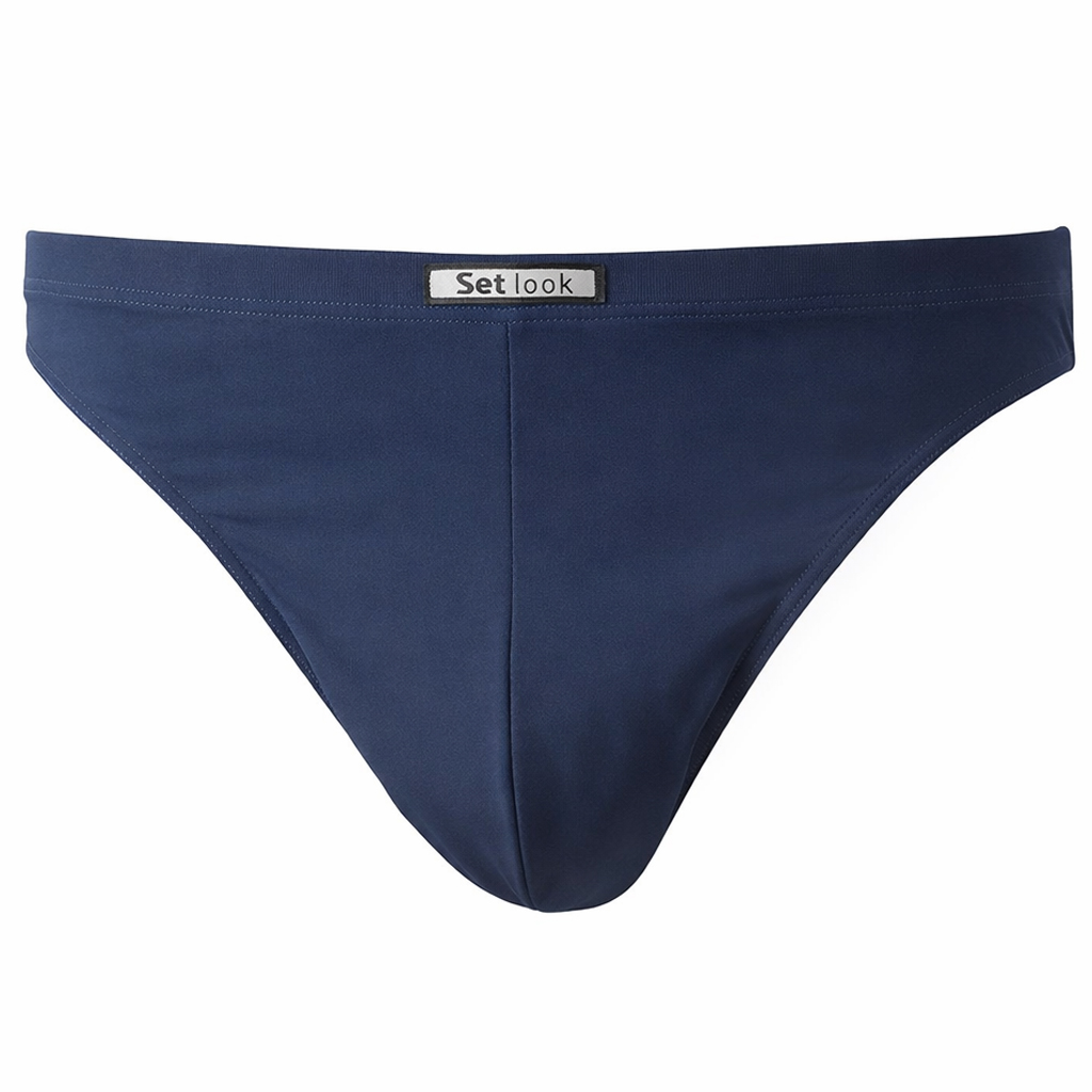 Set Heren string microfiber blauw