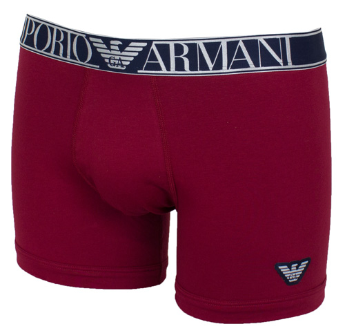 Emporio Armani boxershort rood zijkant