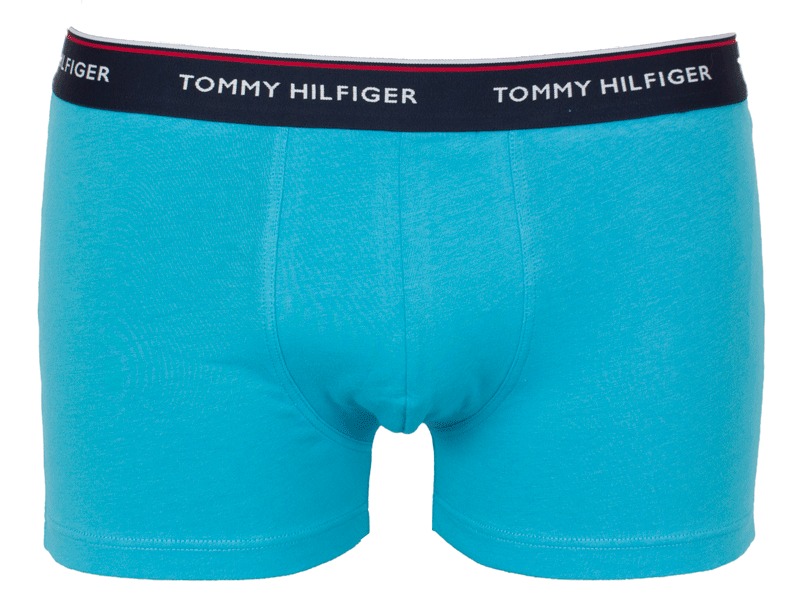 Tommy Hilfiger boxershorts premium 3-pack voorkant lichtblauw