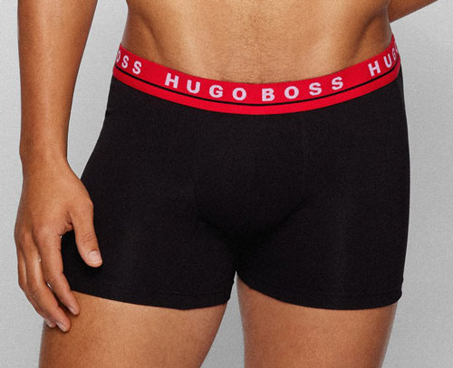 Hugo Boss 3-pack boxershorts voorkant rood