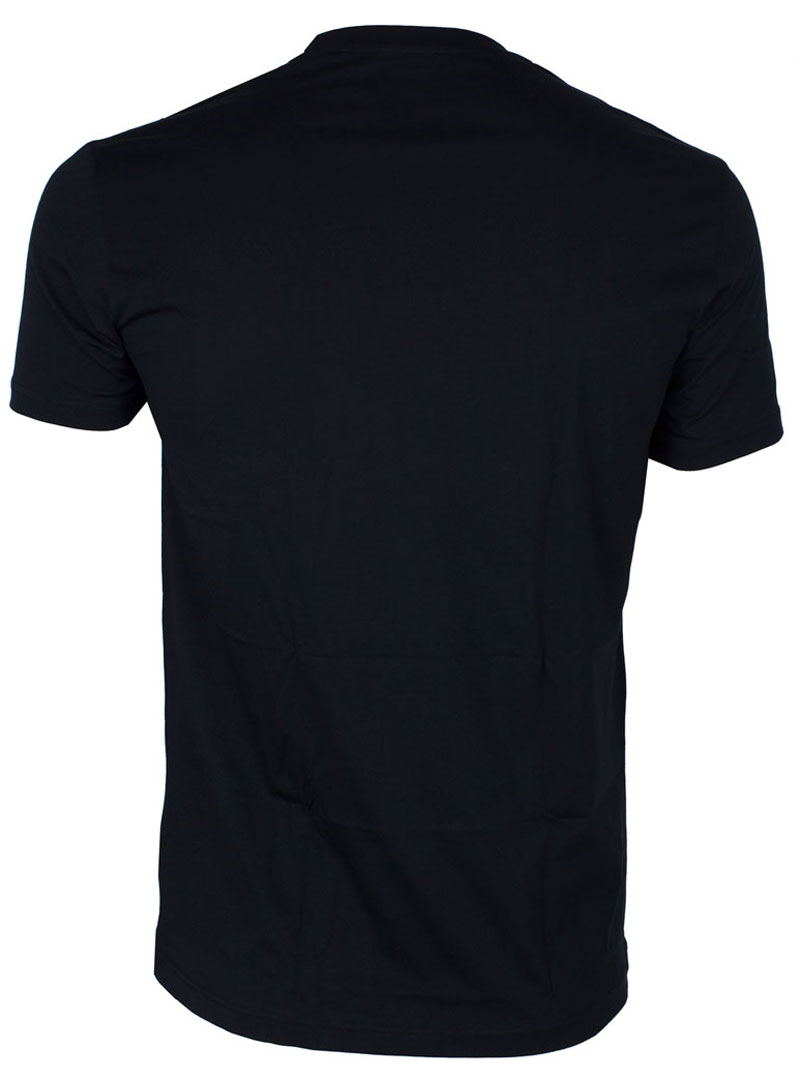 Armani T-shirt zwart Signature achterkant