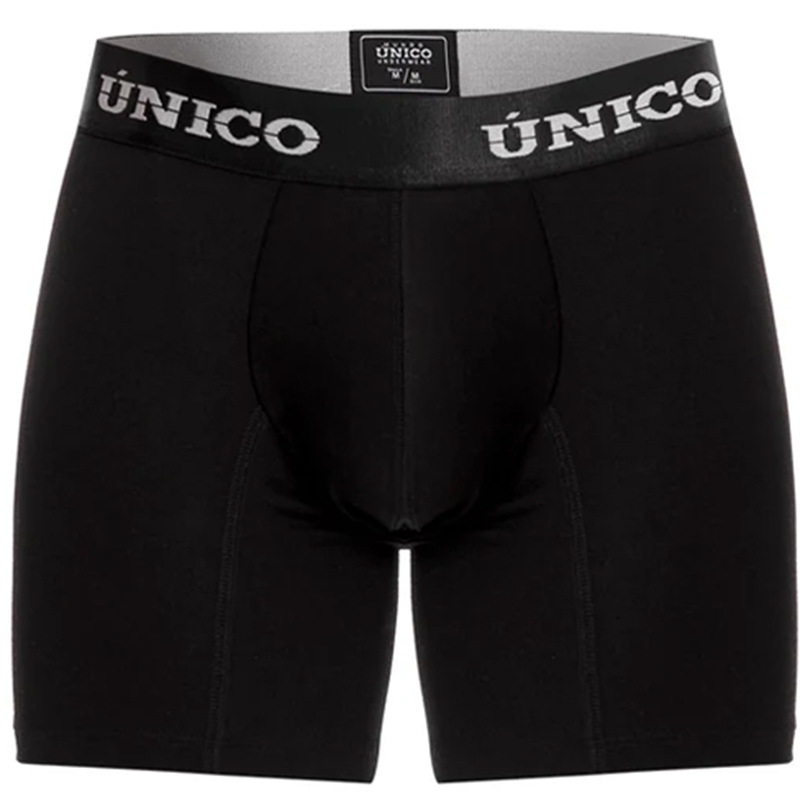 Mundo Unico boxershort long Microfiber zwart