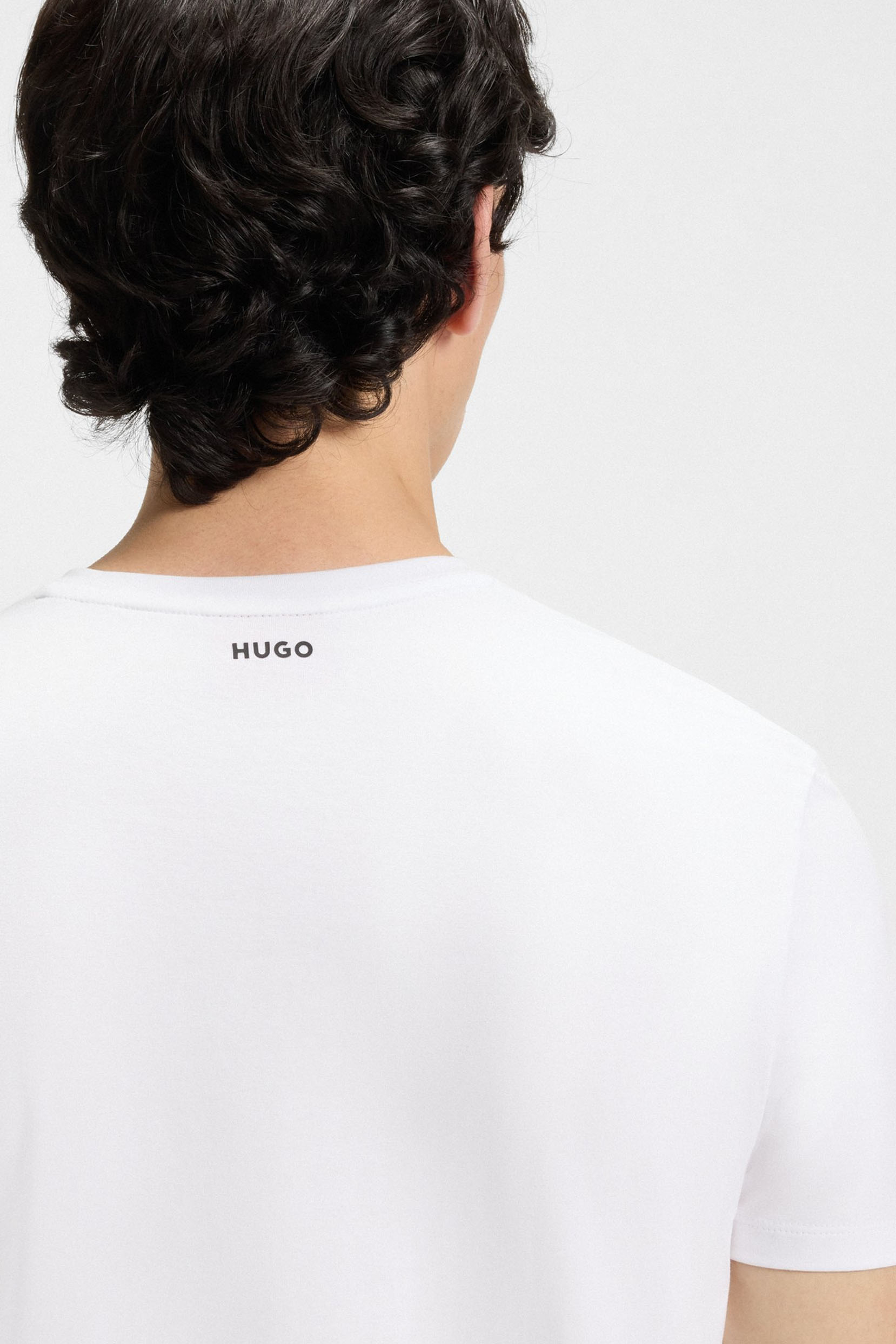 Hugo Boss T-shirts V-hals 2-pak Hugo red label wit