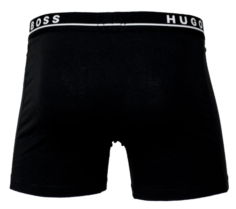 Hugo Boss Boxershort long zwart achterkant