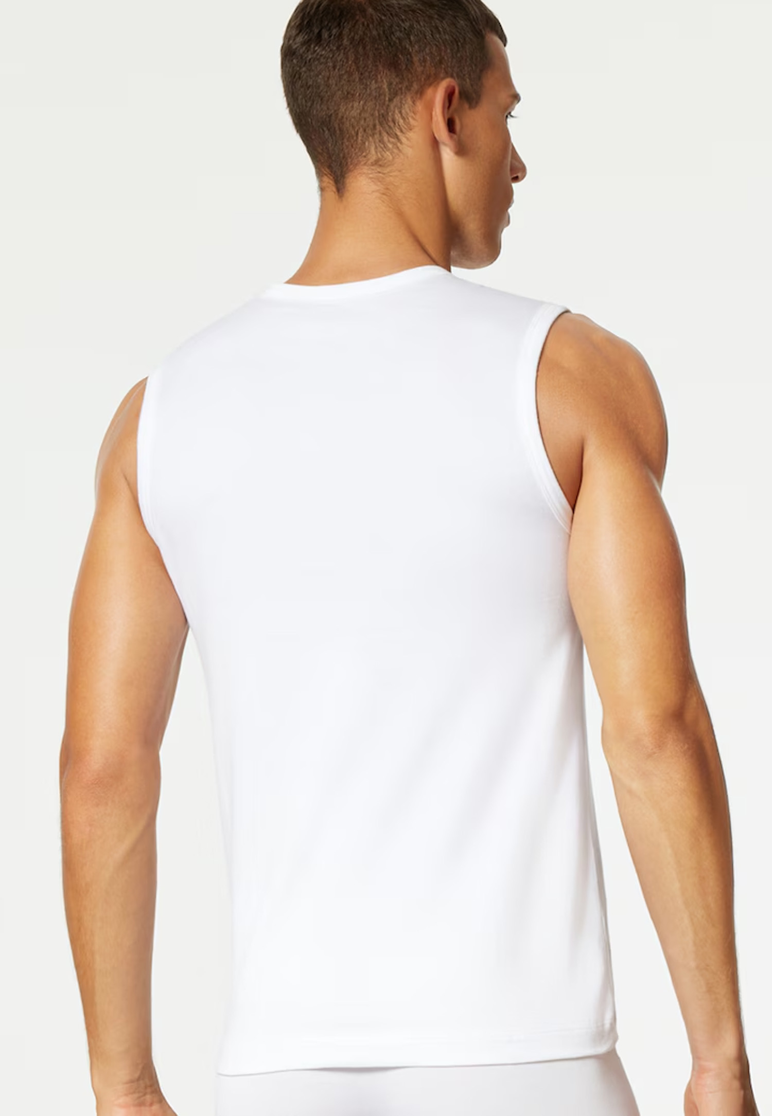 Schiesser Tanktop Uncover 4-pack wit