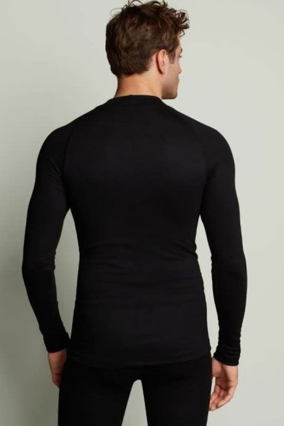 Ten Cate Thermo V-shirt lange mouw zwart