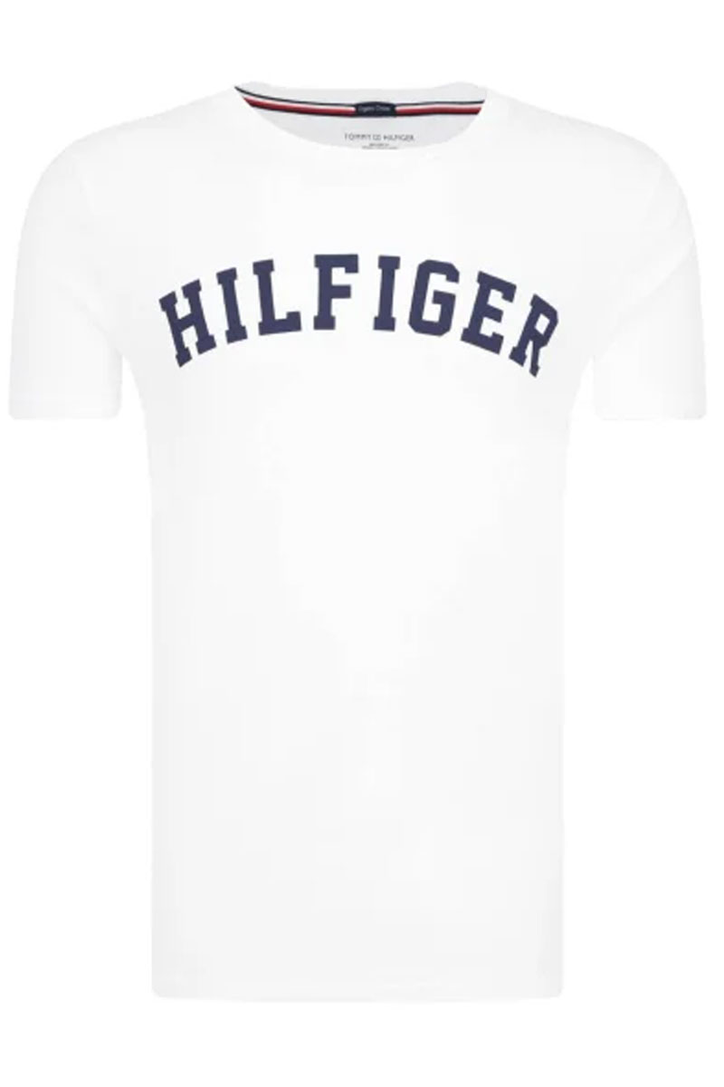Tommy Hilfiger T-shirt met logo print wit