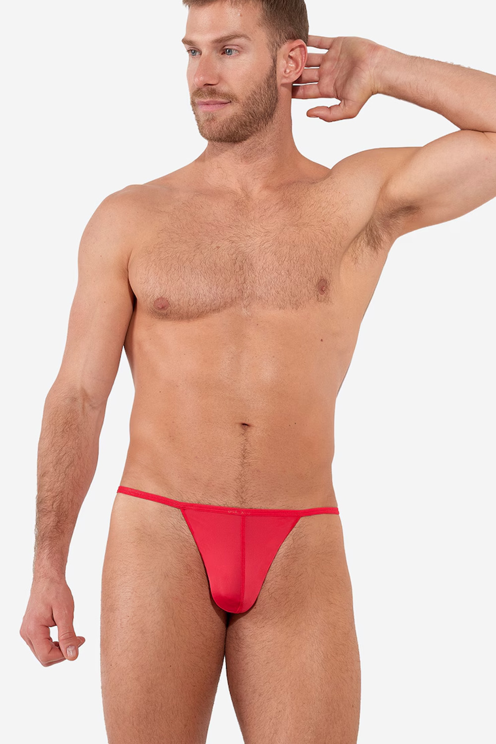 Hom G-string Plumes 3-pack rood