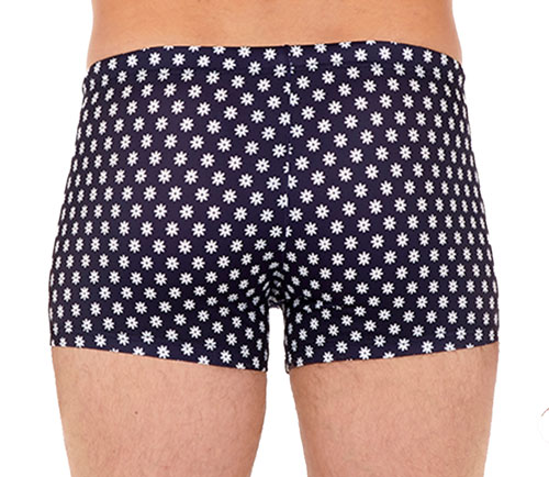 Hom heren zwemboxer Gordes blauw achterkant