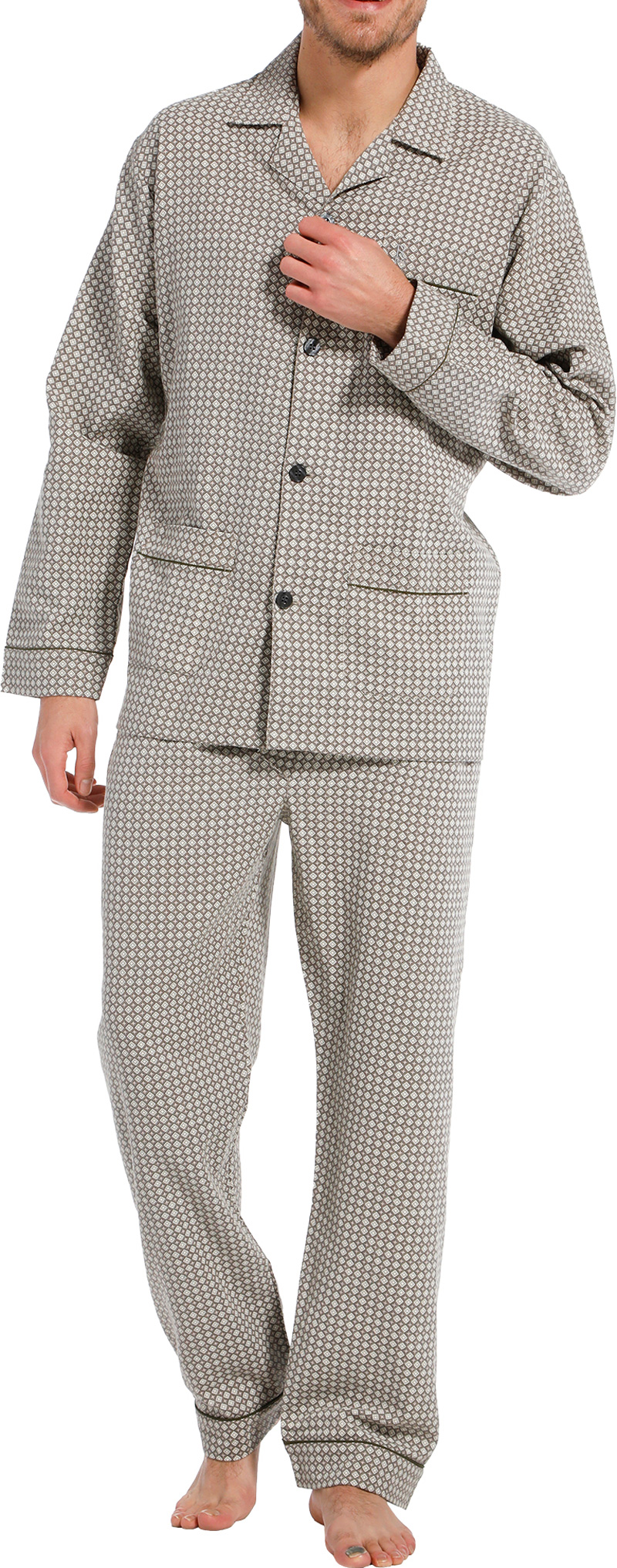 Robson pyjama met print voorkant