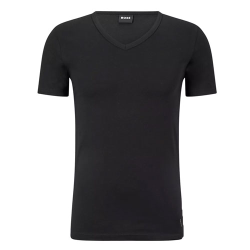 Hugo boss slim fit V-shirt zwart