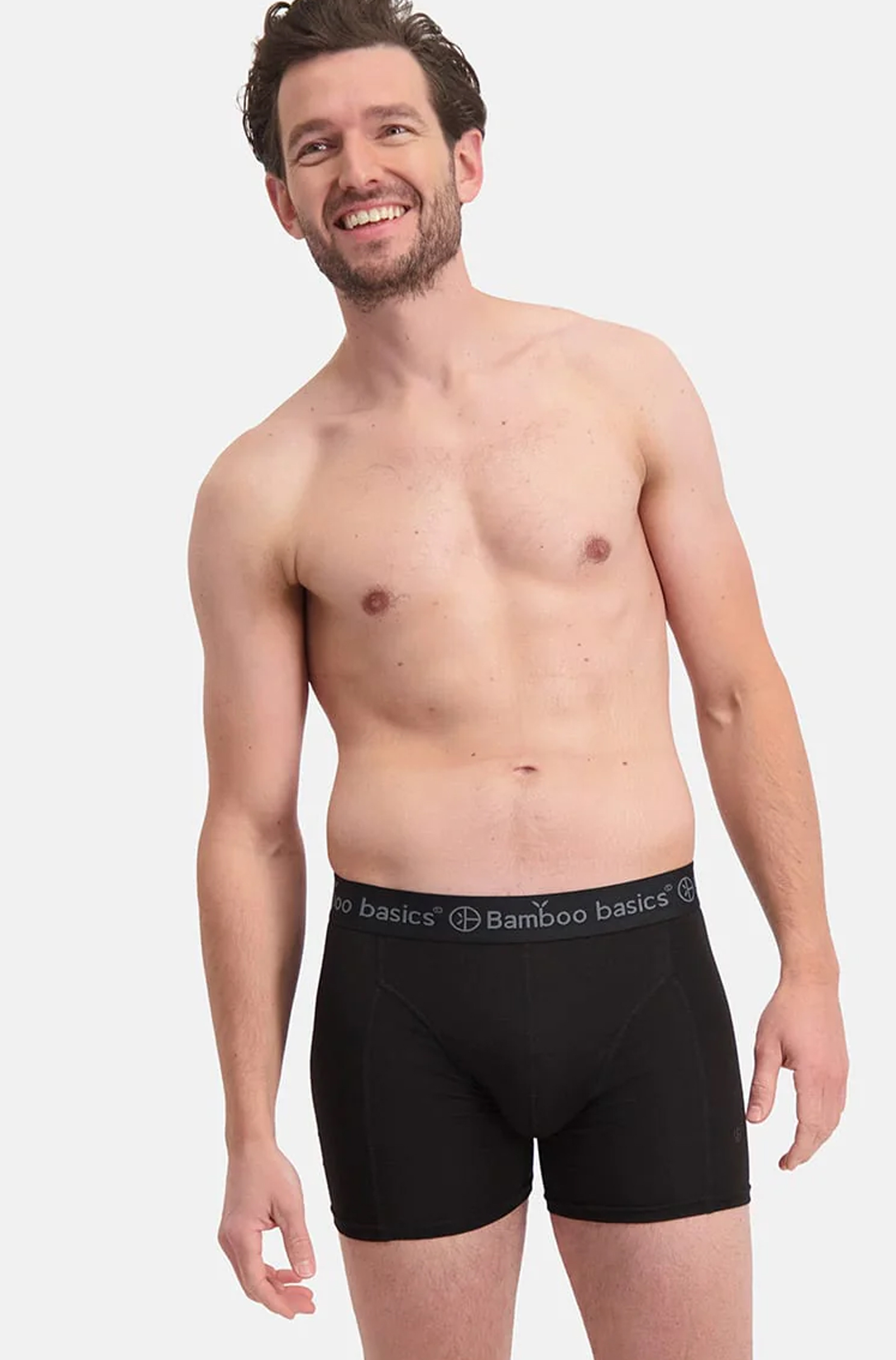 Bamboo basics 3-pack boxers Rico zwart