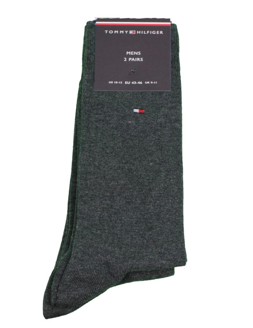 Tommy Hilfiger sokken 2-paar antraciet