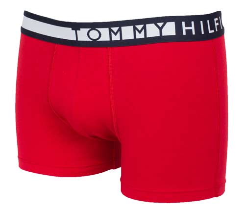 Tommy Hilfiger boxershorts rood zijkant