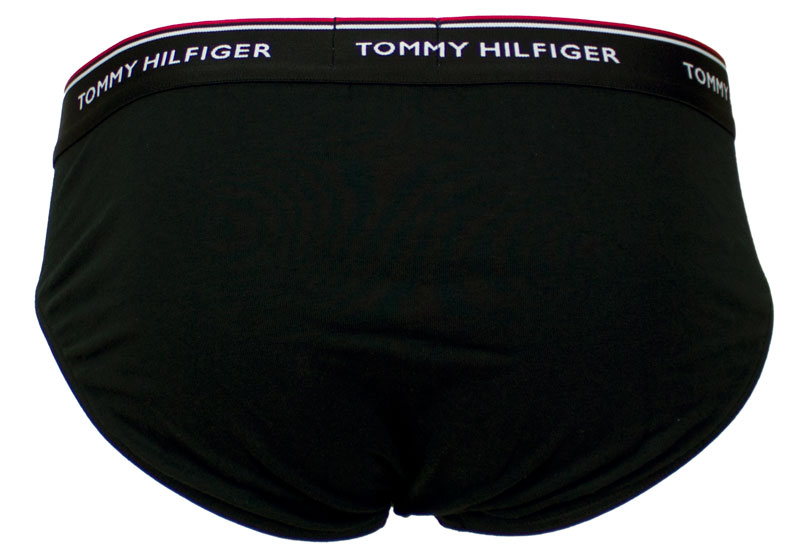 Tommy Hilfiger slips Essentials 3-pack zwart achterkant