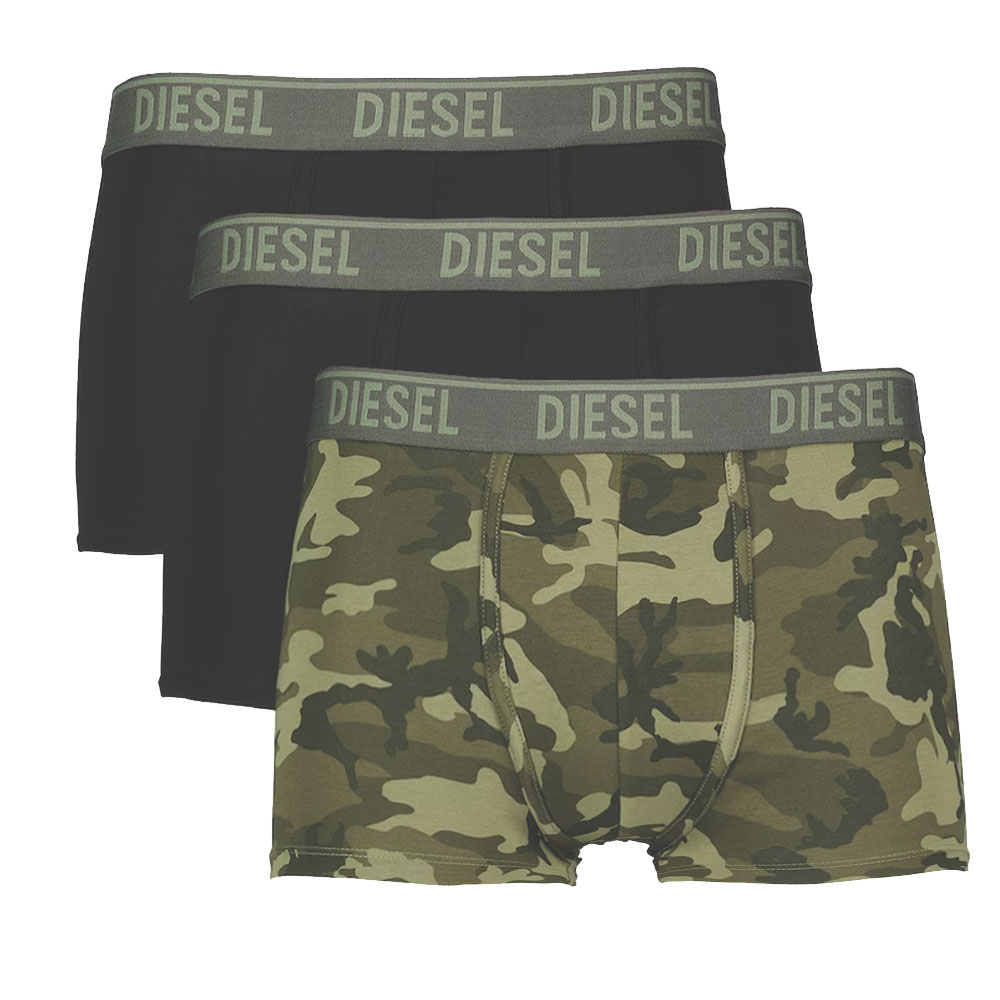 Diesel Boxershort Damien 3-pack groen