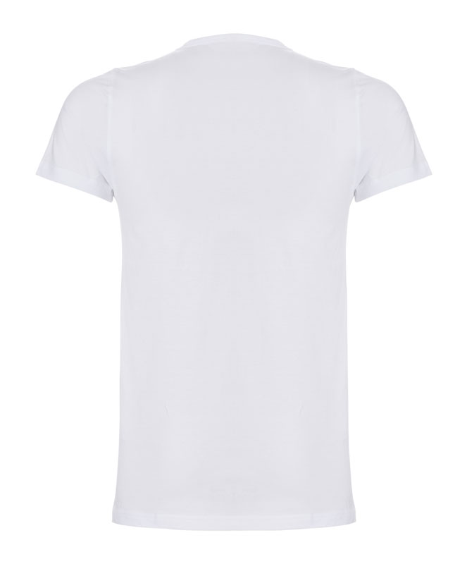 Ten Cate T-shirts long wit met V-hals achterkant