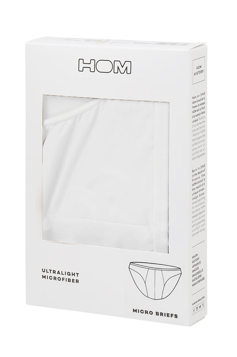 Hom Plumes micro slip wit
