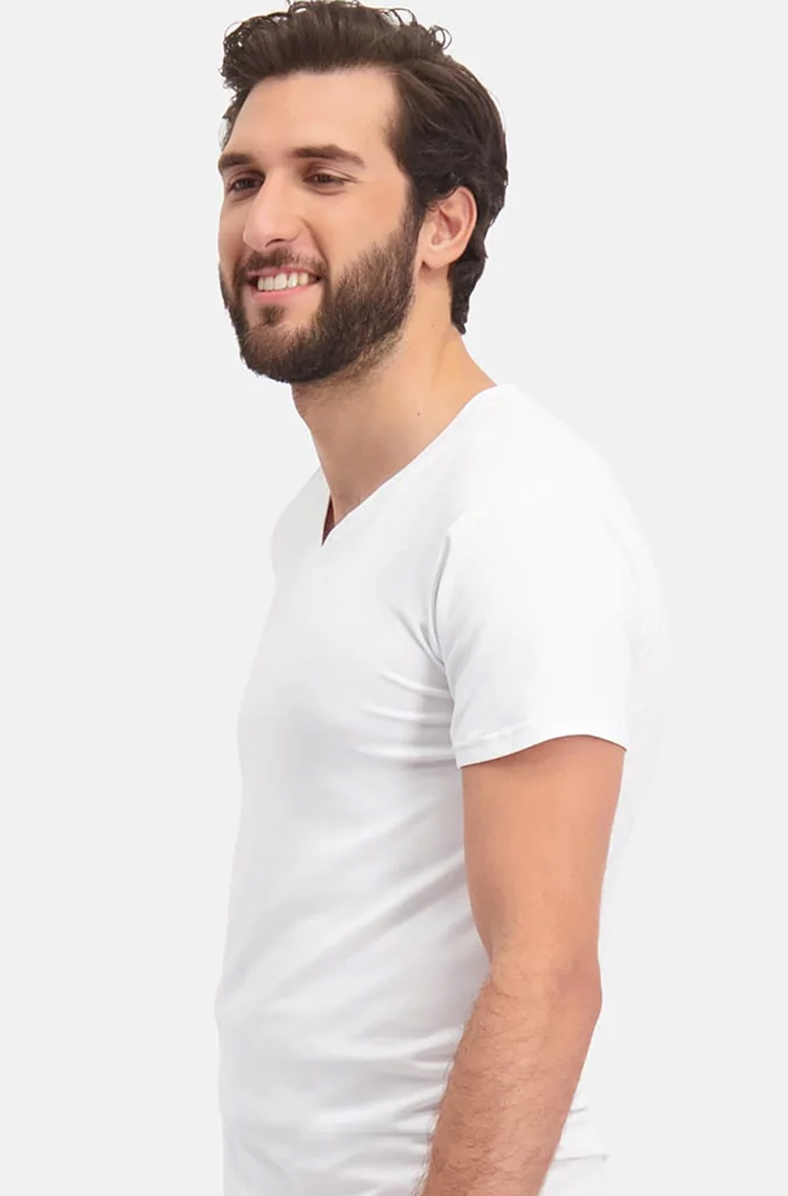 Bamboo basics T-shirts Velo 2-pack wit