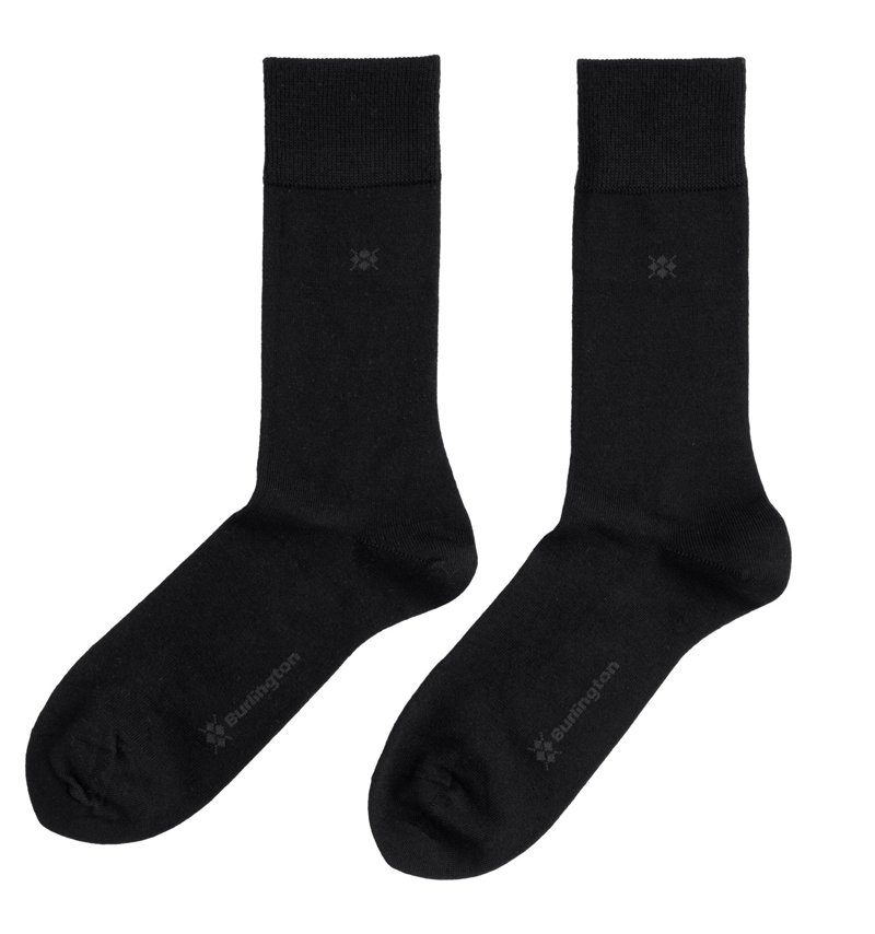 Burlington Leeds sokken zwart