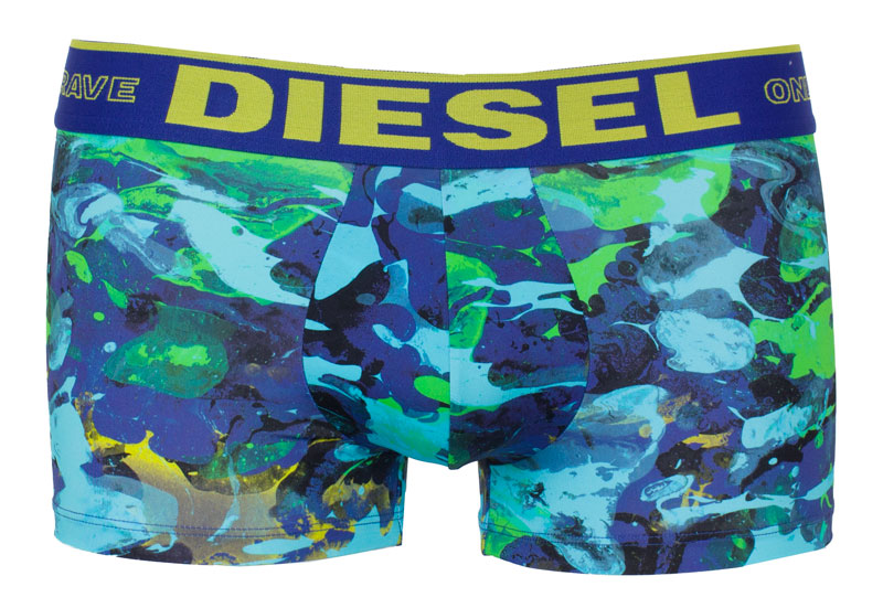 Diesel boxershort groen microfiber voorkant
