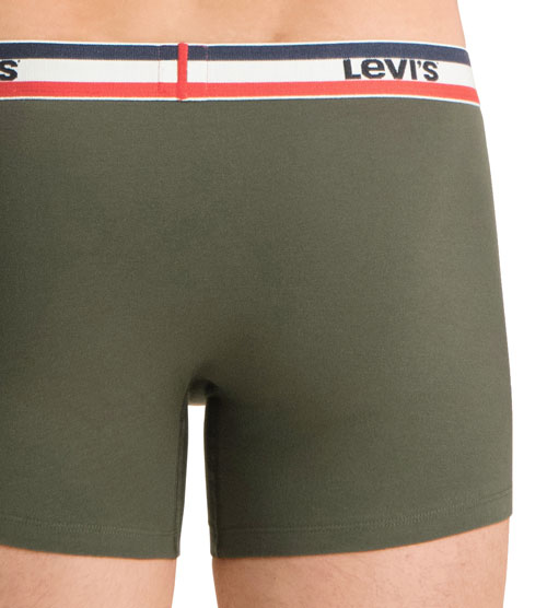 Levi's boxershorts groen achterkant
