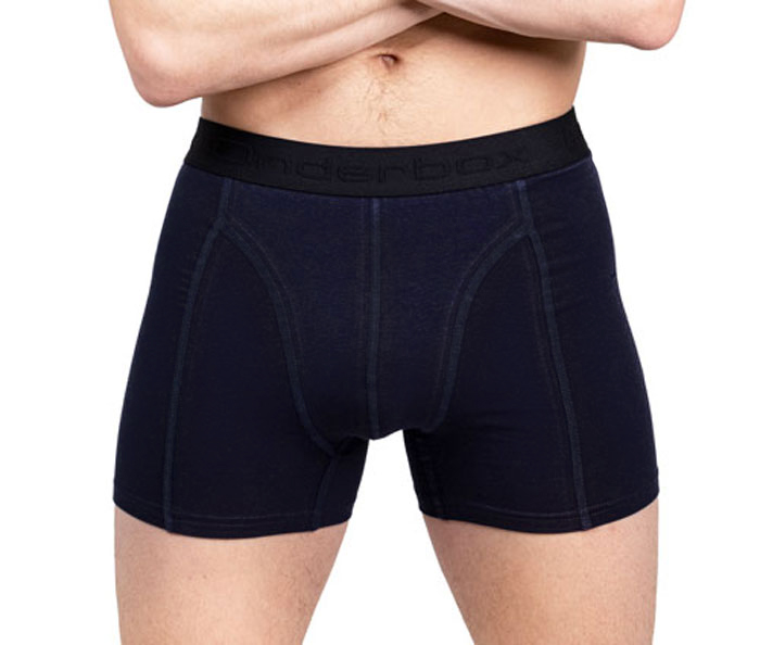 Onderbox boxershorts 6-pack grijs-zwart-blauw