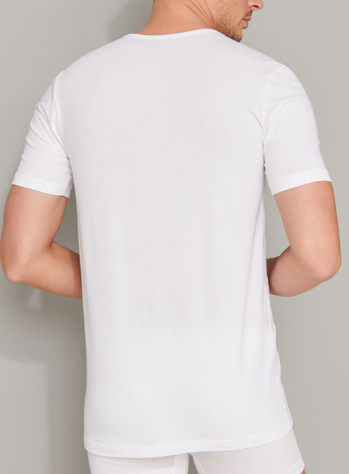 Schiesser T-shirts wit achterkant 95-5 